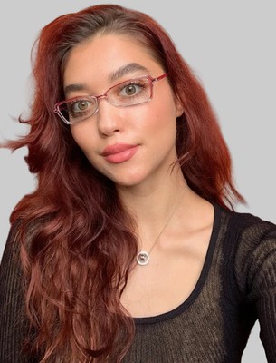 New Silhouette Women's Eyeglasses Frame SPX 1998 10 6071 52mm Clear Red 