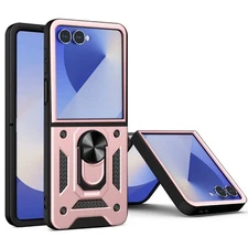 Case For Samsung Galaxy Z Flip 7 Heavy Duty Shockproof Tough Kickstand Cover