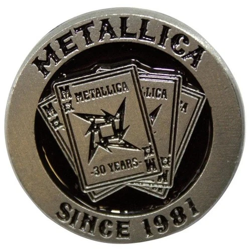 Metallica Anstecker Pin · 30th Anniversary 1981 · Offizieller Band Merch