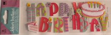 RARE  HAPPY BIRTHDAY BY JOLEE'S BOUTIQUE VTG 2009 SPJT104 15 PIECES