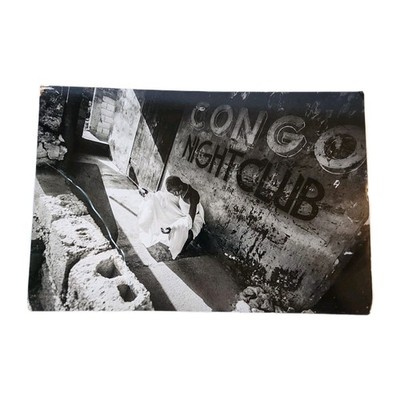 Jacmel Haiti Congo Nightclub Dancer Black & White Mounted Photo 2014 17x12