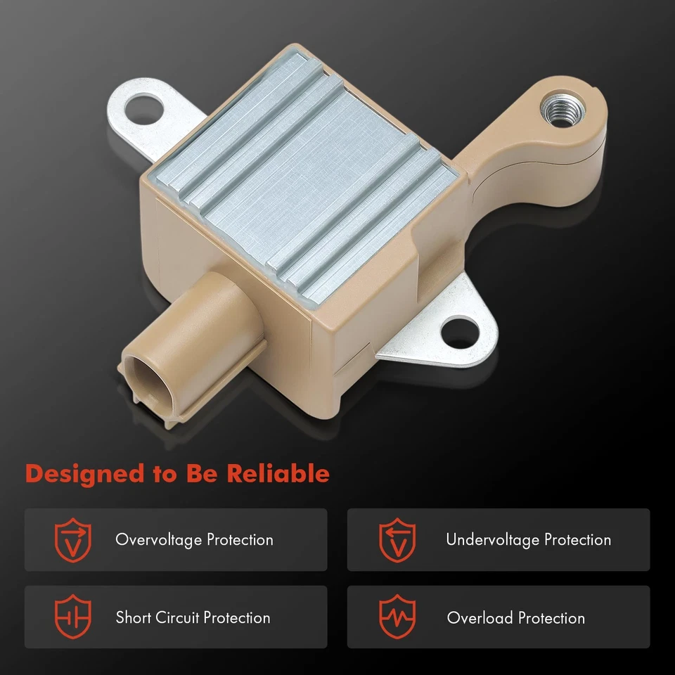 Soporte de cepillo de cojinete regulador de voltaje del alternador para Honda Civic CR-V LIN 14,4 V Foto 4 de 4