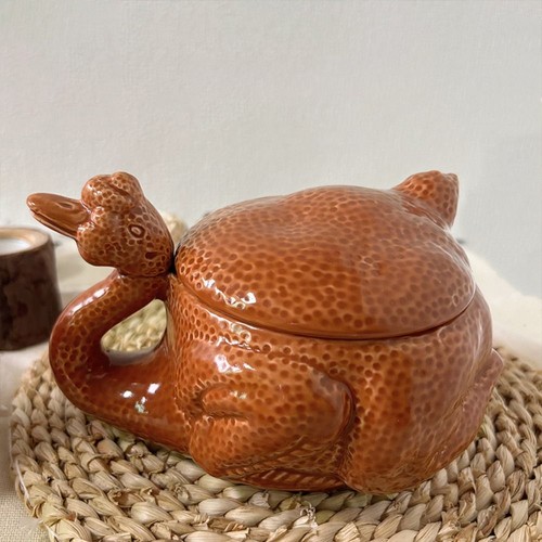 Simulation Salt Baked Chicken Mug Ceramic Goose Water Cup Juice - Picture 3 of 15