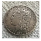 1891 U.S. - MORGAN - SILVER DOLLAR - $1 COIN - CIRCULATED / UNCERTIFIED