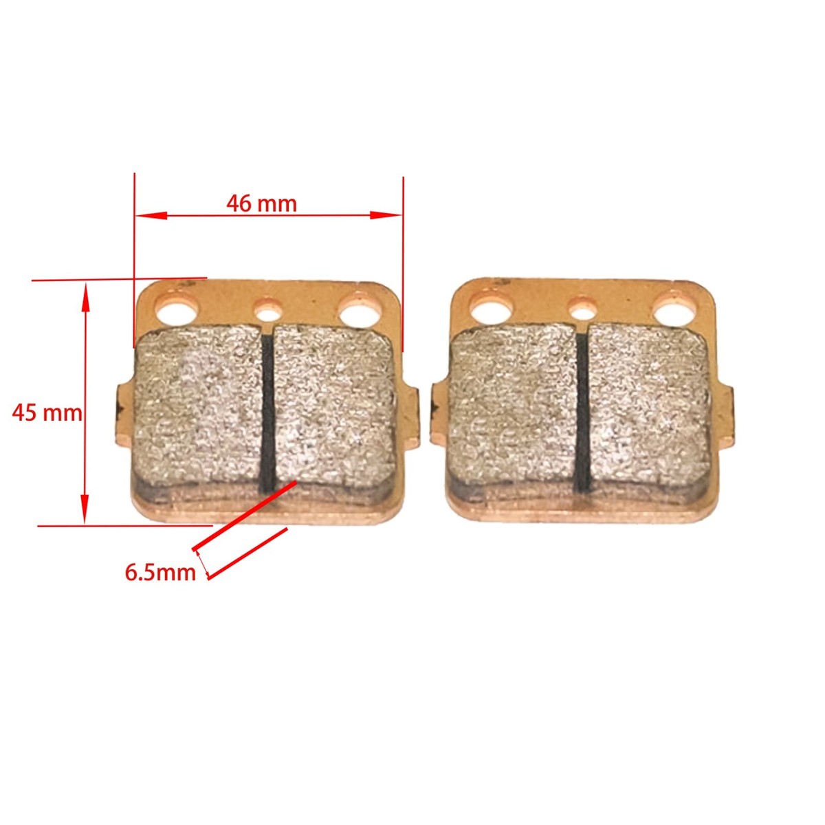 Front Brake Pads For 2001-2008 Honda TRX 400 EX Sportrax - Non-Metallic Organic - Foto 10
