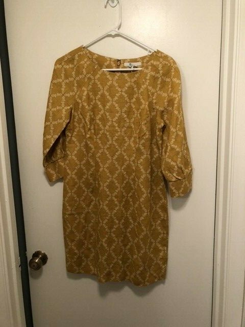 boden yellow linen dress Boden + Freya Linen Shirt Dress