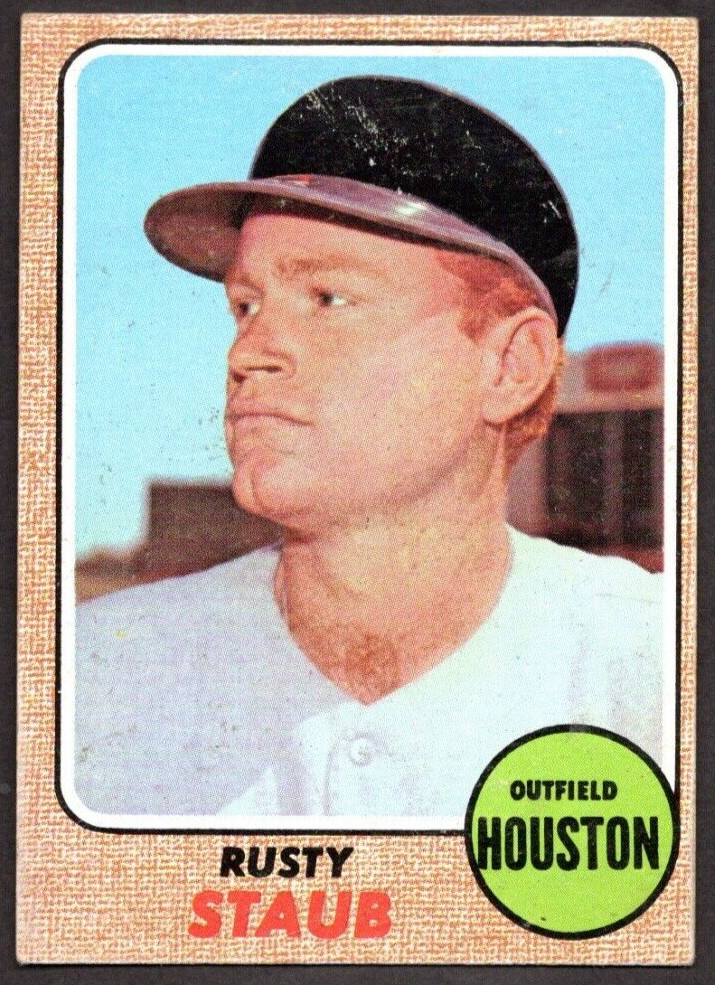 1968 Topps #300 Rusty Staub VG