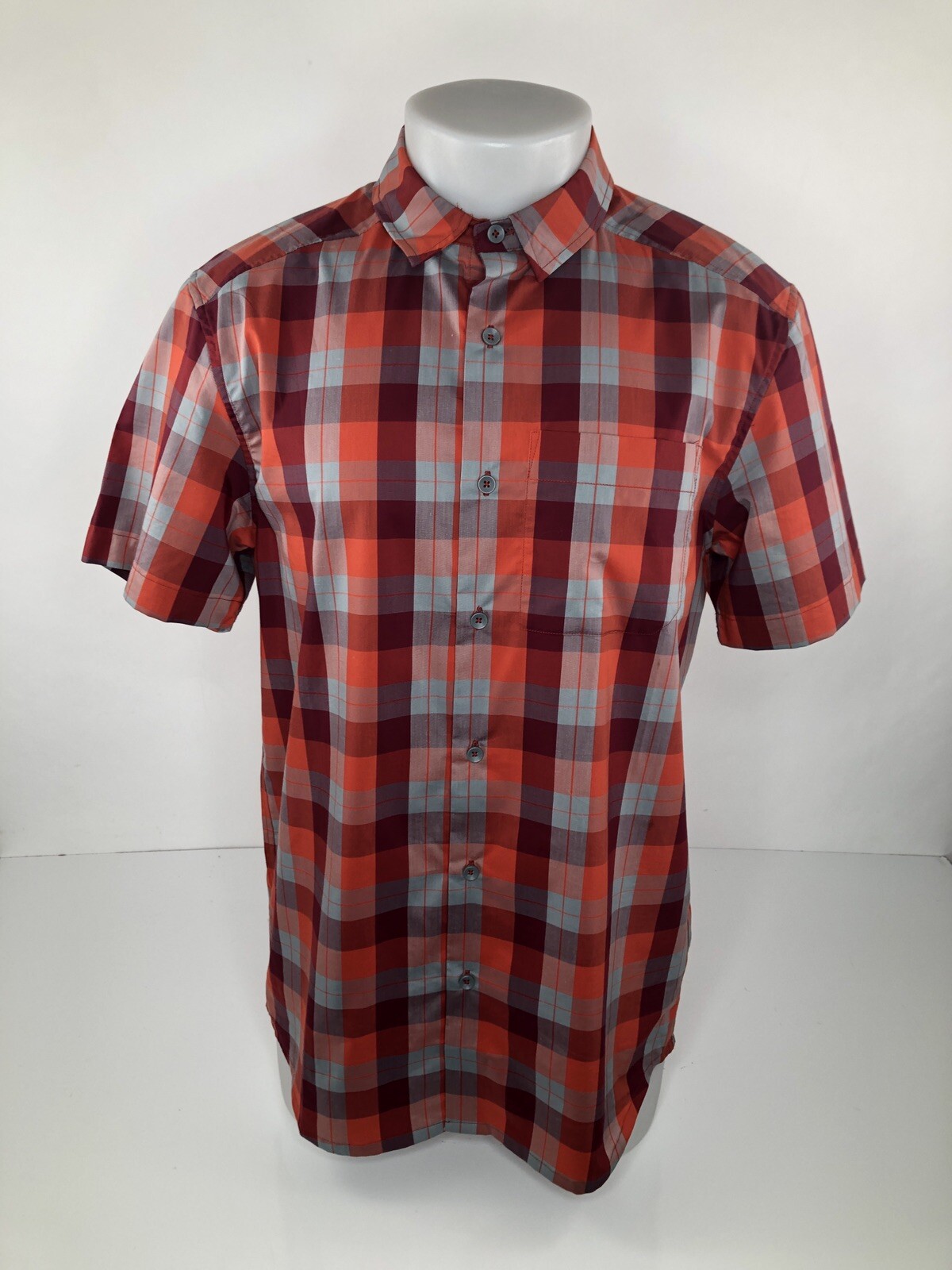 ARC'TERYX Plaid a quadri Uomo Md. Camicia con logo ricamato