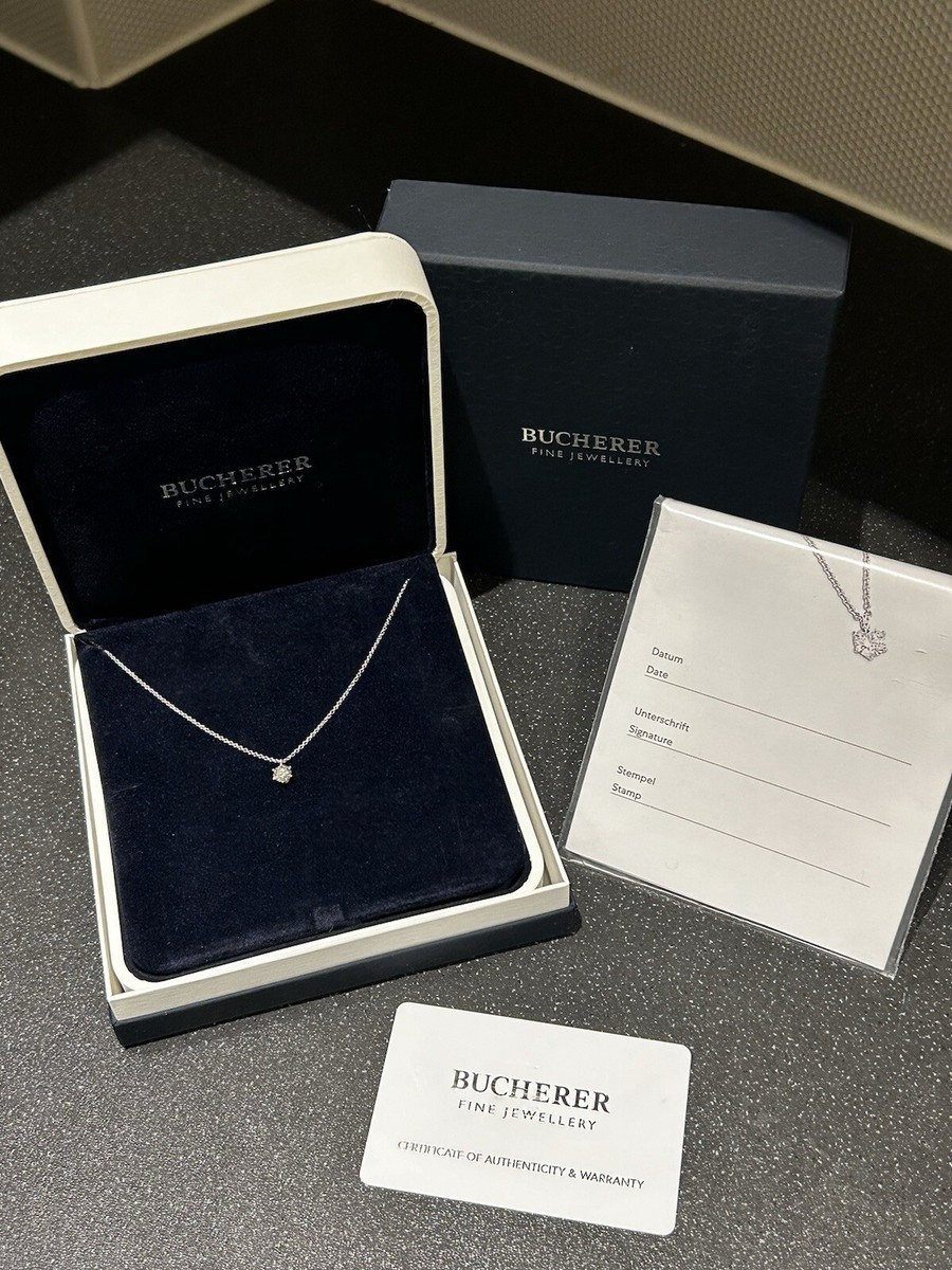 BUCHERER FINE JEWELLERY 18k White Gold Diamond Necklace
