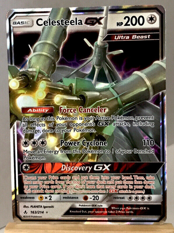 Celesteela GX - Unbroken Bonds Pokémon card 163/214