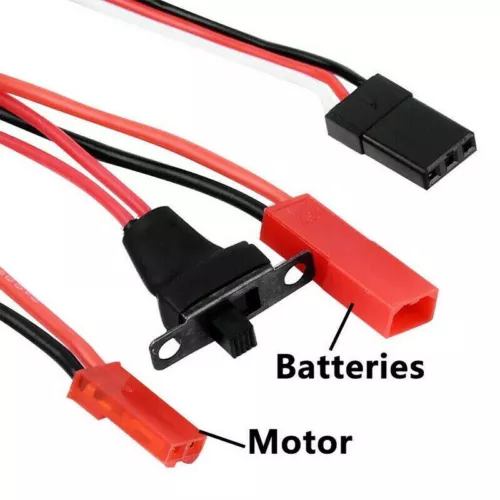 2stk 30A Brushed Fahrregler Fahrtenregler Speed Controller ESC für Auto RC Truck - Bild 2 von 6