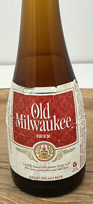 1970s OLD Milwaukee Beer Bottle Glass HandBlown Schlitz Brewing