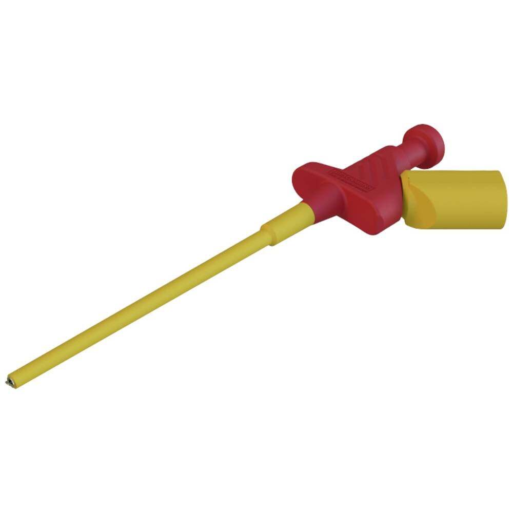 SKS Hirschmann KLEPS 250 rt Morsetto a clip/coccodrillo isolato Connettore 4 mm