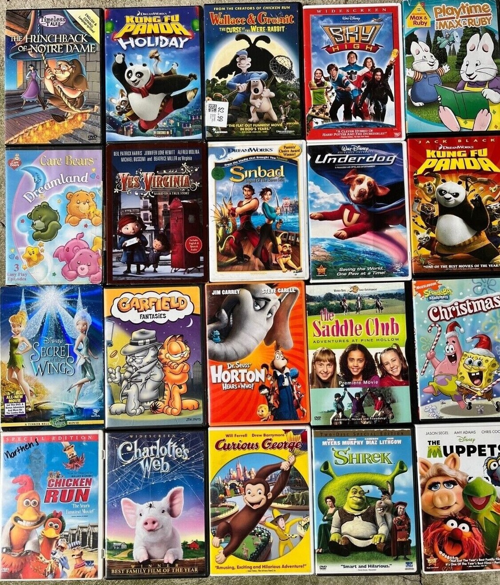 Kids / Family DVDs - only $1.99 each, buy more and save