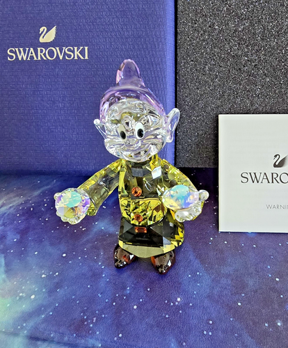 Swarovski Dopey (Snow White) Disney Crystal Figurine - Retired - NIB - Picture 9 of 12