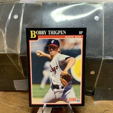 1991 Score #280 Bobby Thigpen Chicago White Sox Vintage Original