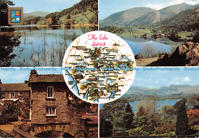 D101758 Die Seenplatte. Rydal Wasser. Sanderson und Dixon. Fisa. Multi View. 1