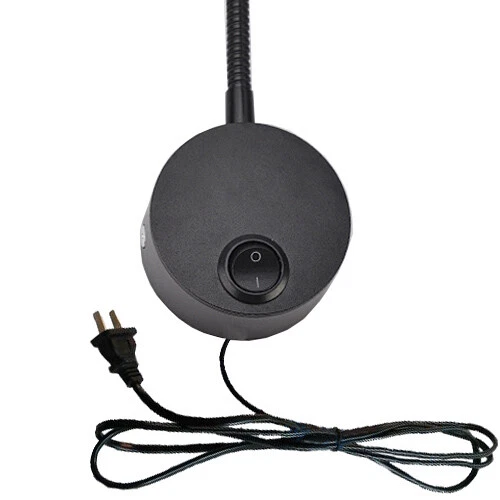 Gooseneck 3W LED Wall Sconce Light Button Plug-in Picture Lamp Fixture Spotlight - Picture 22 of 26