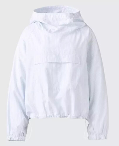 UNIQLO : C Hooded pullover shirt Women's 2 Colors Navy Off White Big Pocket - Picture 16 of 16