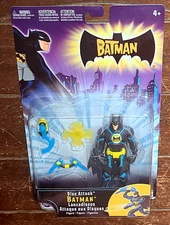 DC the Batman: 5" Disc Attack Batman Action Figure w/Accessories (2004, Mattel)