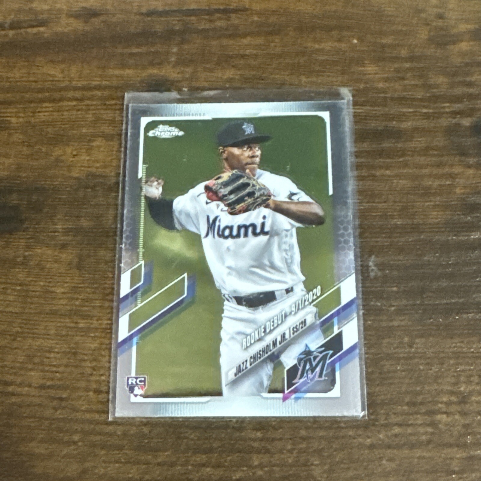 JAZZ CHISHOLM JR. RC Rookie Debut 2021 Topps Chrome Update #USC52