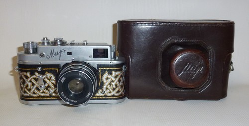 Mir Russian Rangefinder camera copy LEICA35mm INDUSTAR-50 3.5/50 art deco - Picture 1 of 9