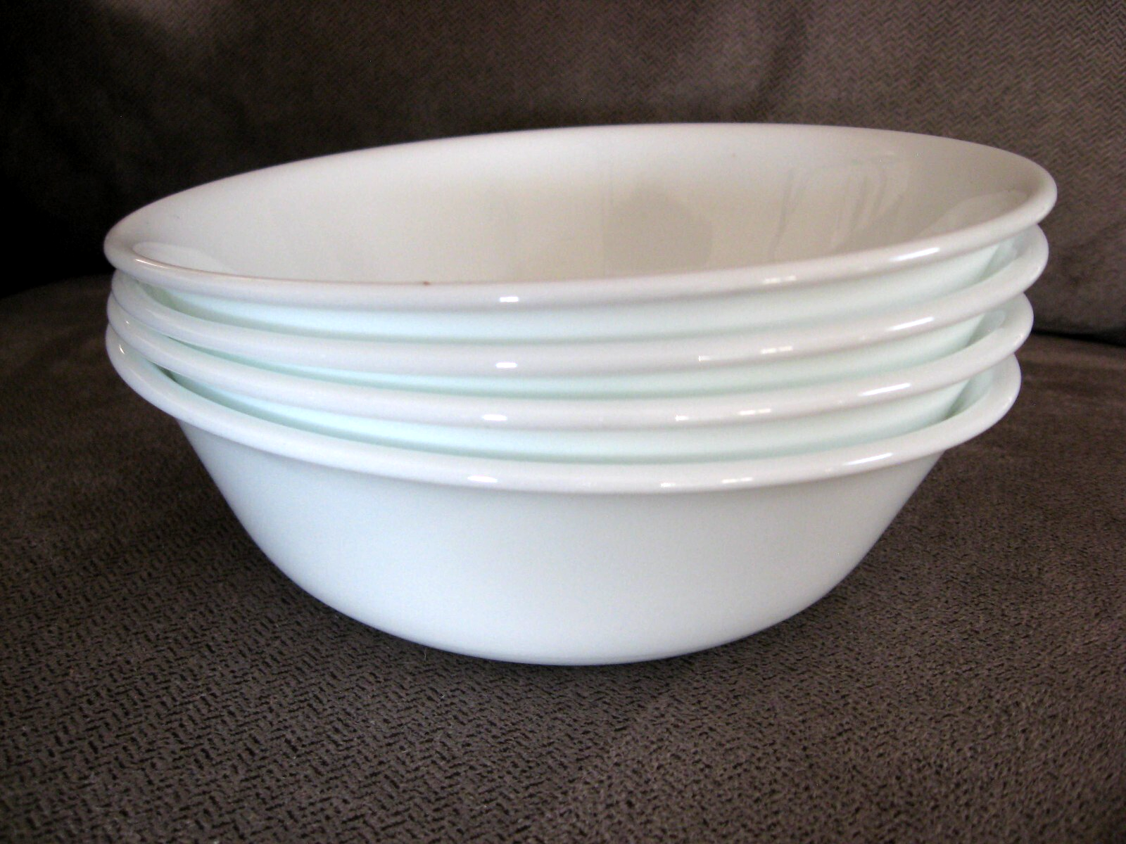 4 Corelle Vitrelle Winter Frost White 6 1/4