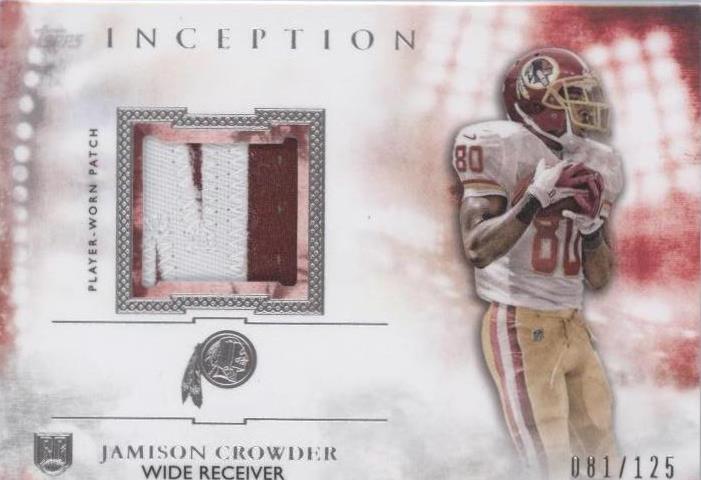 2015 Topps Inception Jamison Crowder #RP-JC - 1 of 2