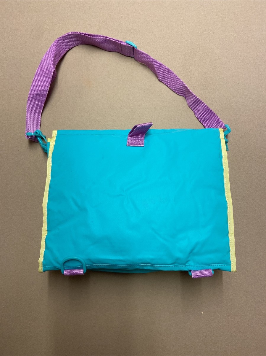 Vintage Kids' Pack By Tupperware Travel Pouch Neon Bag Backpack