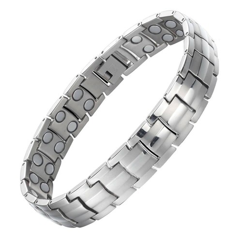 Gorgeous Titanium Magnetic Bracelet 4 Men Energy Power Stress Balance Arthritis - Picture 3 of 10