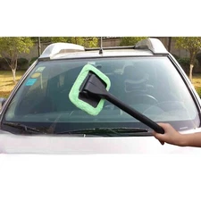 Microfiber Windshield Clean Car Auto Wiper Cleaner Glass Window Tool Brush Kit
