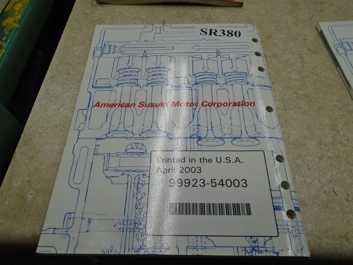 Suzuki Wiring Diagram Used Manual 2003 k3 models #SR-380 | eBay