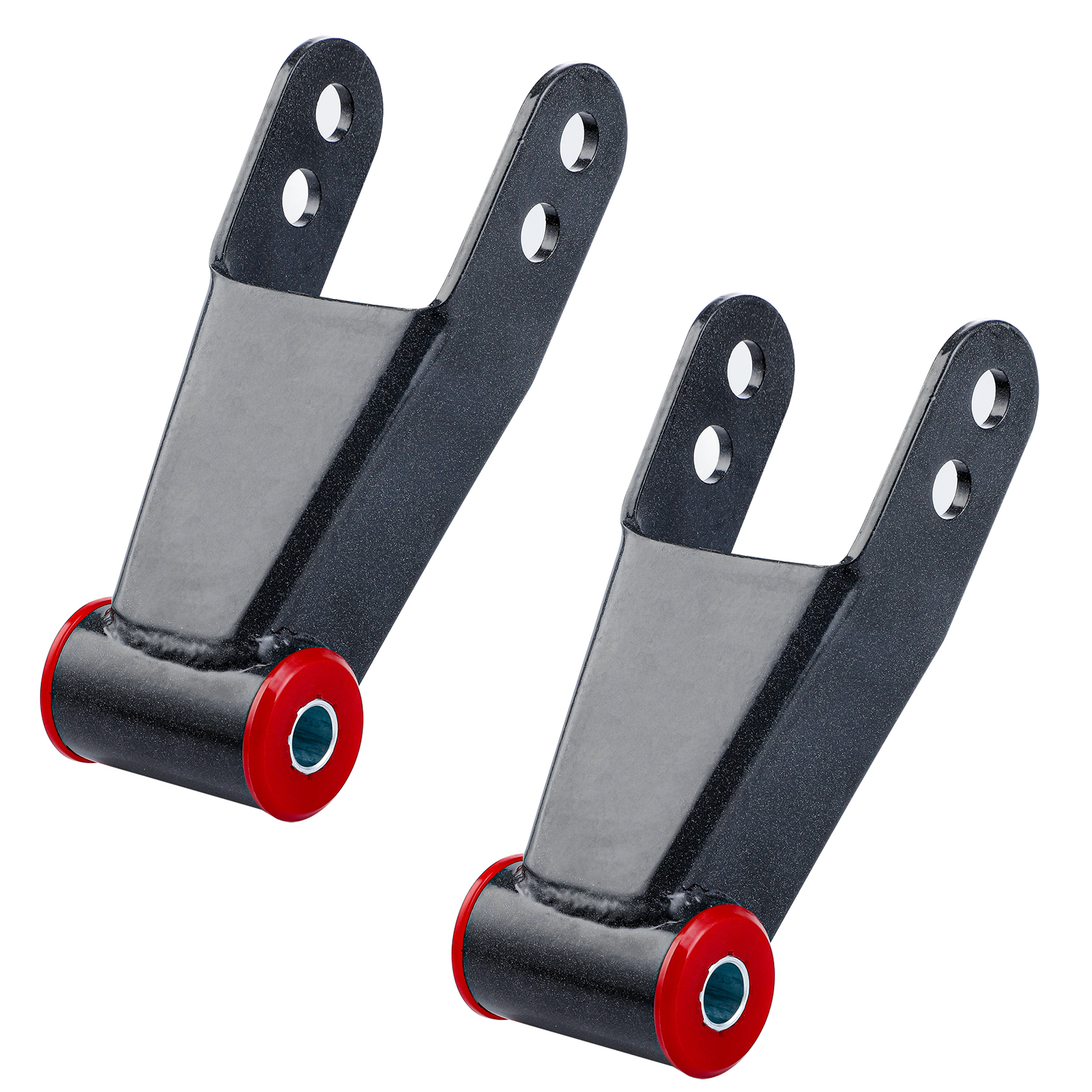 For C10 2WD 19731986 Chevy GMC 4" Drop Hanger Shackles Leaf Spring