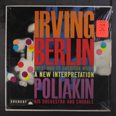 RAOUL POLIAKIN: irving berlin, great man of american music EVEREST 12'' LP 33 RPM