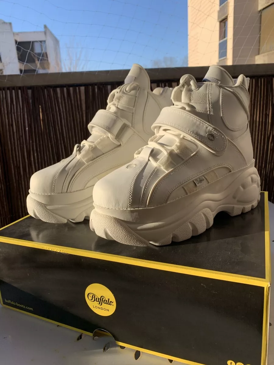 Chaussure buffalo cheap blanche
