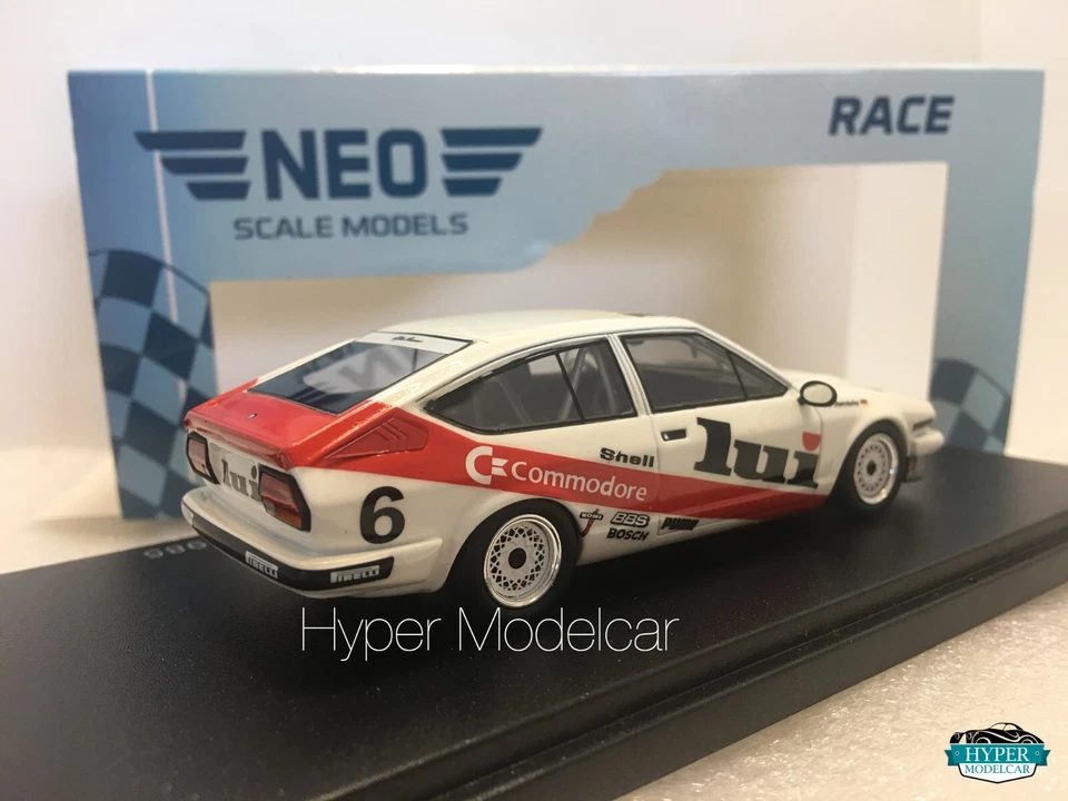 NEO SCALE MODELS 1/43 Alfa Romeo GTV6 2.5 #6 Oberndorfer DPM 1985 Art. NEO46650 - Immagine 2 di 4