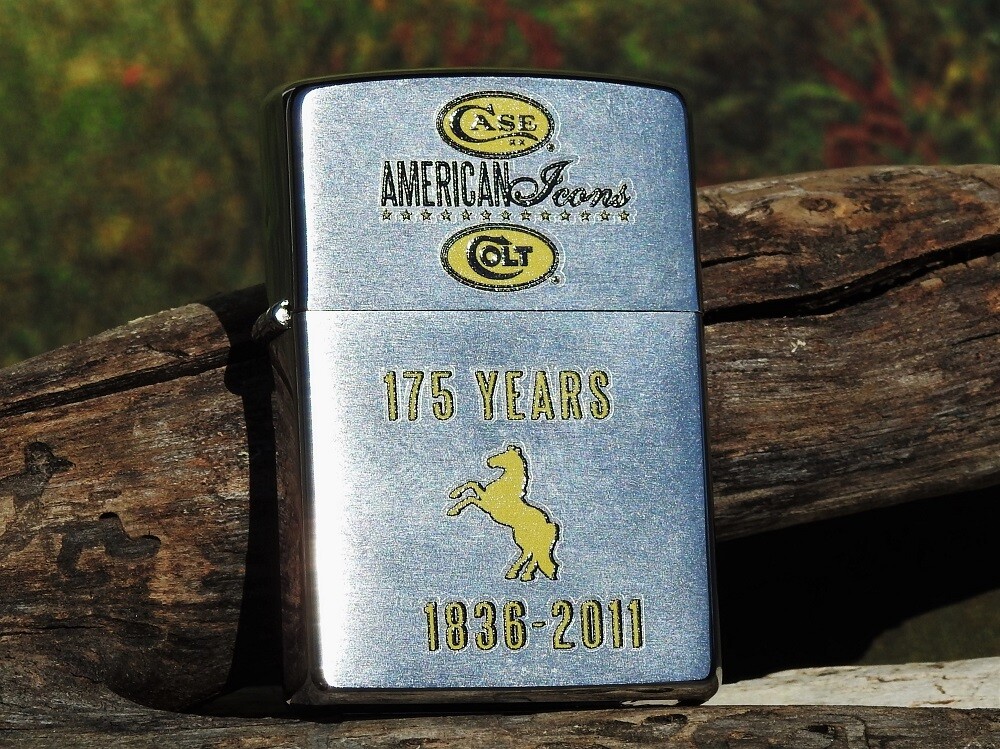 Zippo Lighter - Colt Firearms - Case XX - American Icons - 175