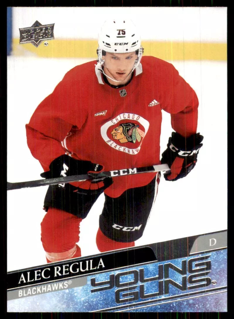 Alec Regula trading card