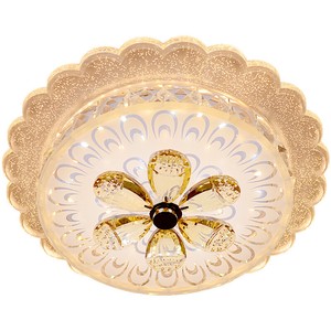 Led Crystal Peacock Ceiling Lamp Lighting Corridor Flush Mounted