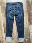 Women’s Dark Wash Hudson Ginny Crop Cuffed Jeans Sz 27 — photo 5