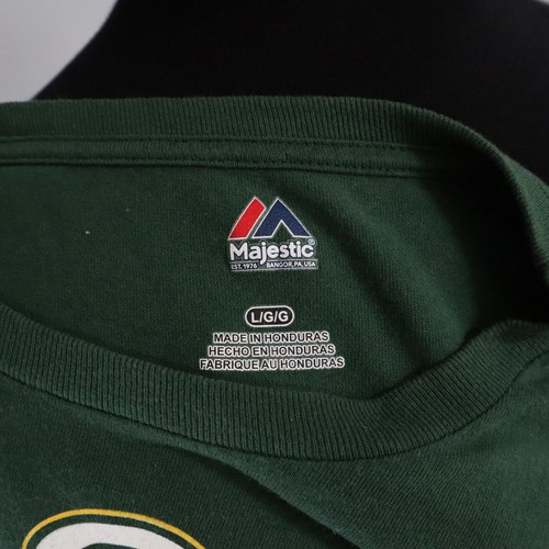 Green Bay Packers T-Shirt Mens Large #52 Clay Matthews Majestic Tee Long Sleeve - Picture 8 of 9