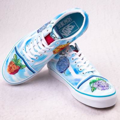 Vans x One Piece Old Skool Devil Fruit Shoes True Blue NWT NWOB 