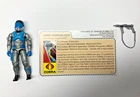 Vintage GI Joe ARAH Lampreys Cobra Hydrofoil Pilot Complete 1985 Uncut Filecard