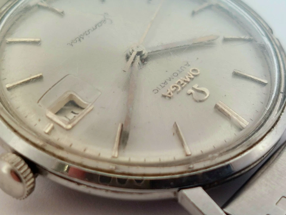 Reloj suizo vintage OMEGA automático Seamaster 34 mm acero inoxidable tamaño 8", funciona Foto 4 de 4