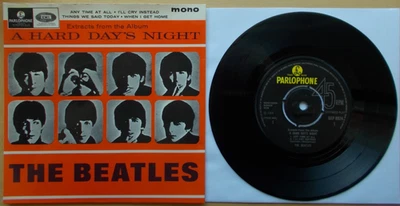 BEATLES EP Extracts From The Album A Hard Days Night★Any Time At All★GEP 8924 - Bild 1 von 4