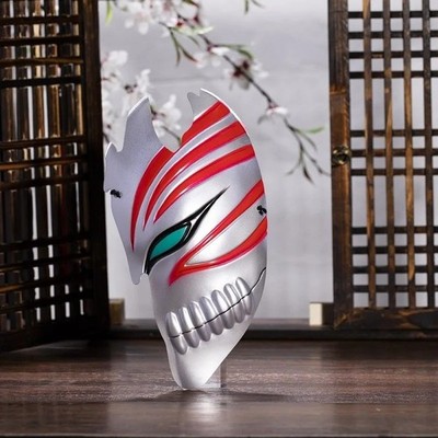 Ichigo Kurosaki Half Face Grim Reaper Mask Anime Cosplay Halloween Masquerade Pa