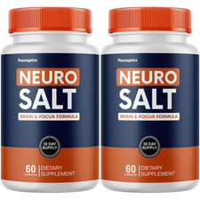 Neuro Salt Brain Focus Supplement Memory Energy Cognitive Support 2 Bottles 