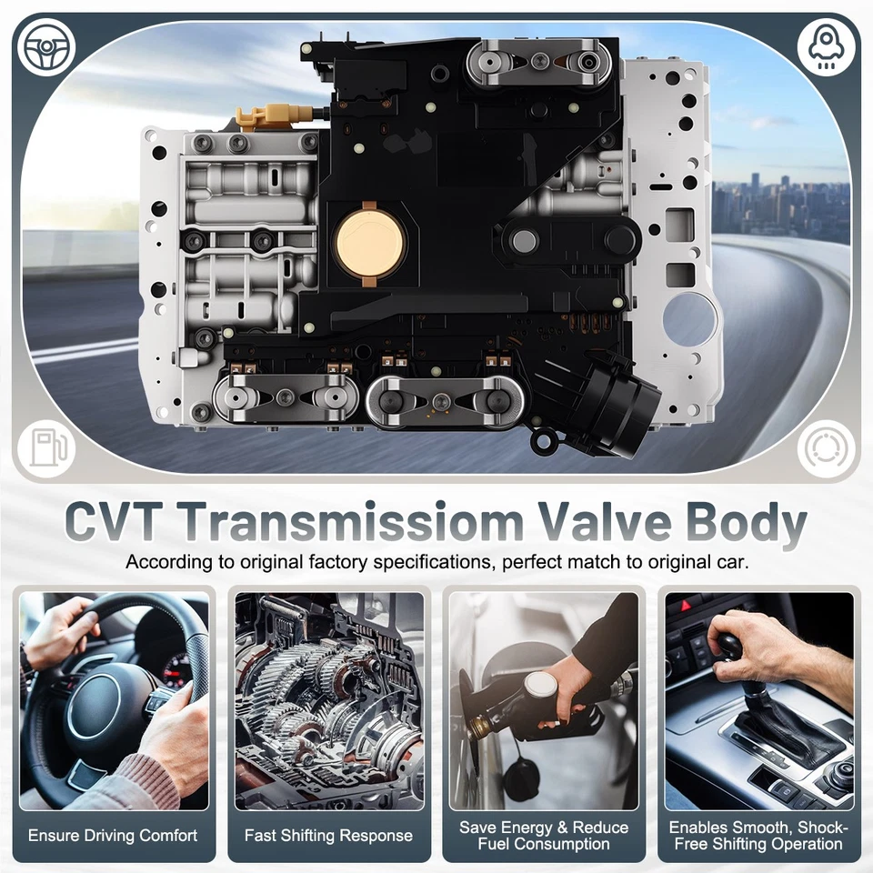 For Mercedes-Benz Transmission Valve Body Solenoid w/ Conductor Plate #722.6 TCU Foto 4 de 4