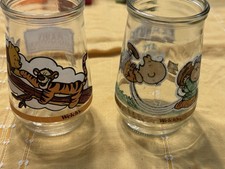 Welch’s Charlie Brown It’s Kickoff Time Peanuts Glass Jar Lucy Football/Pooh