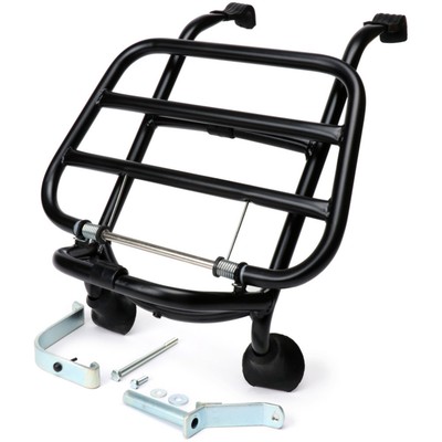Front Gepäckträger klappbar mattschwarz Moto Nostra für Vespa GT, GTS, Supertech